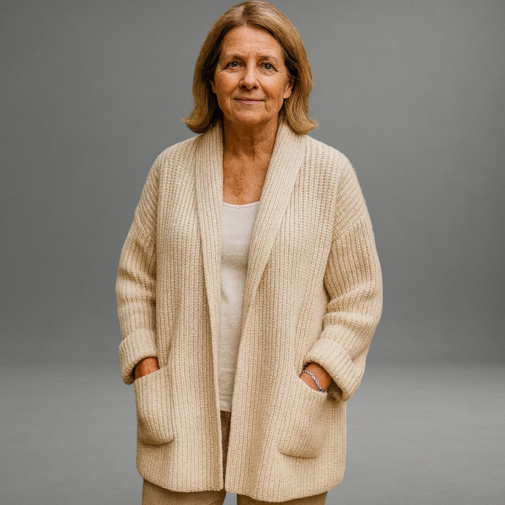 Iris Zimowy Sweter z Dzianiny